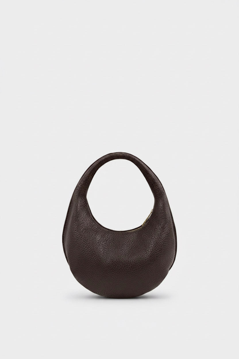 Mini Moon in Grain Dark Brown