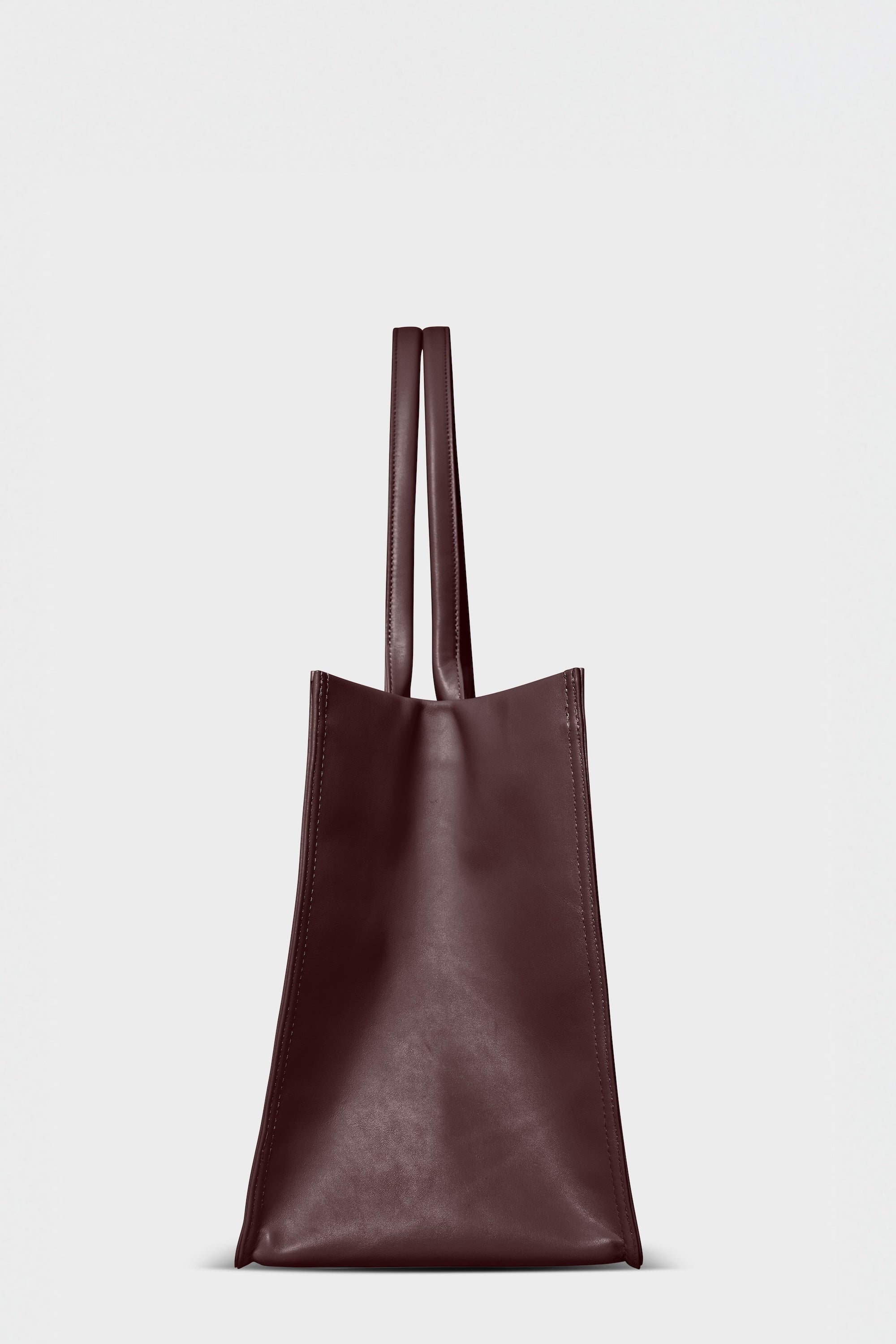 Original Grocer Tote Bag in Smooth Burgundy