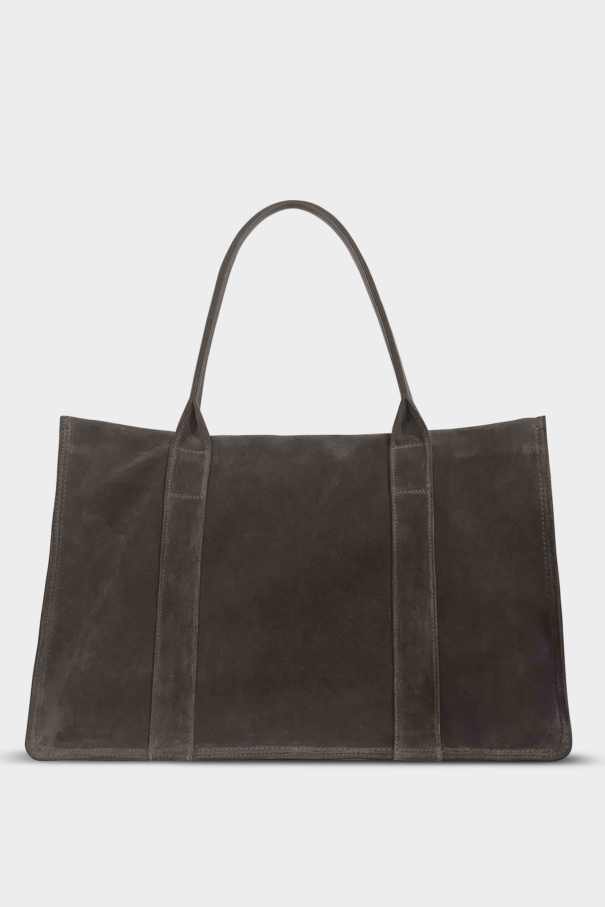 Original Grocer Tote Bag in Suede Brown