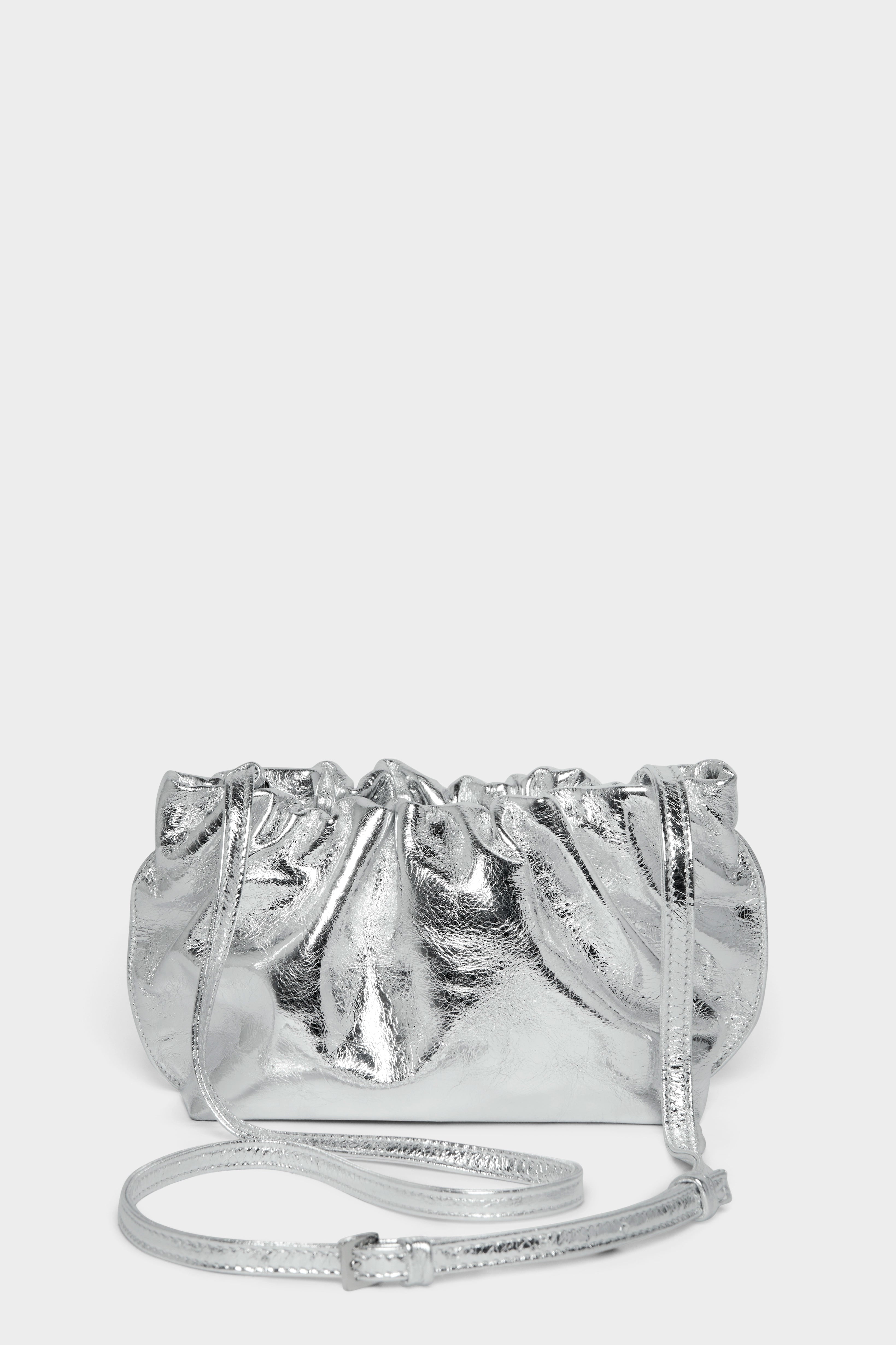 Mini Puffa in Metallic Silver