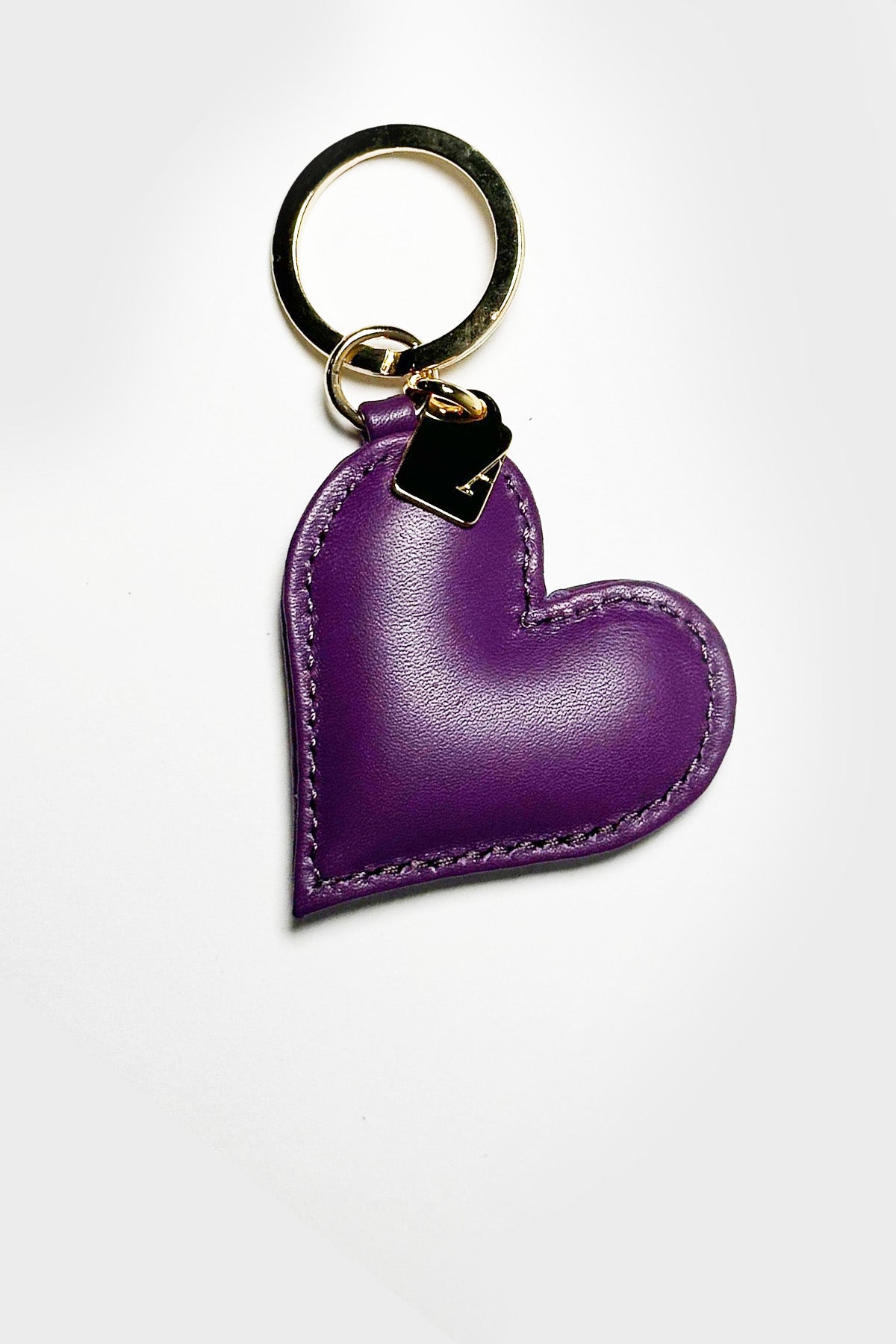 Loyalty Heart Keyring in Smooth Purple