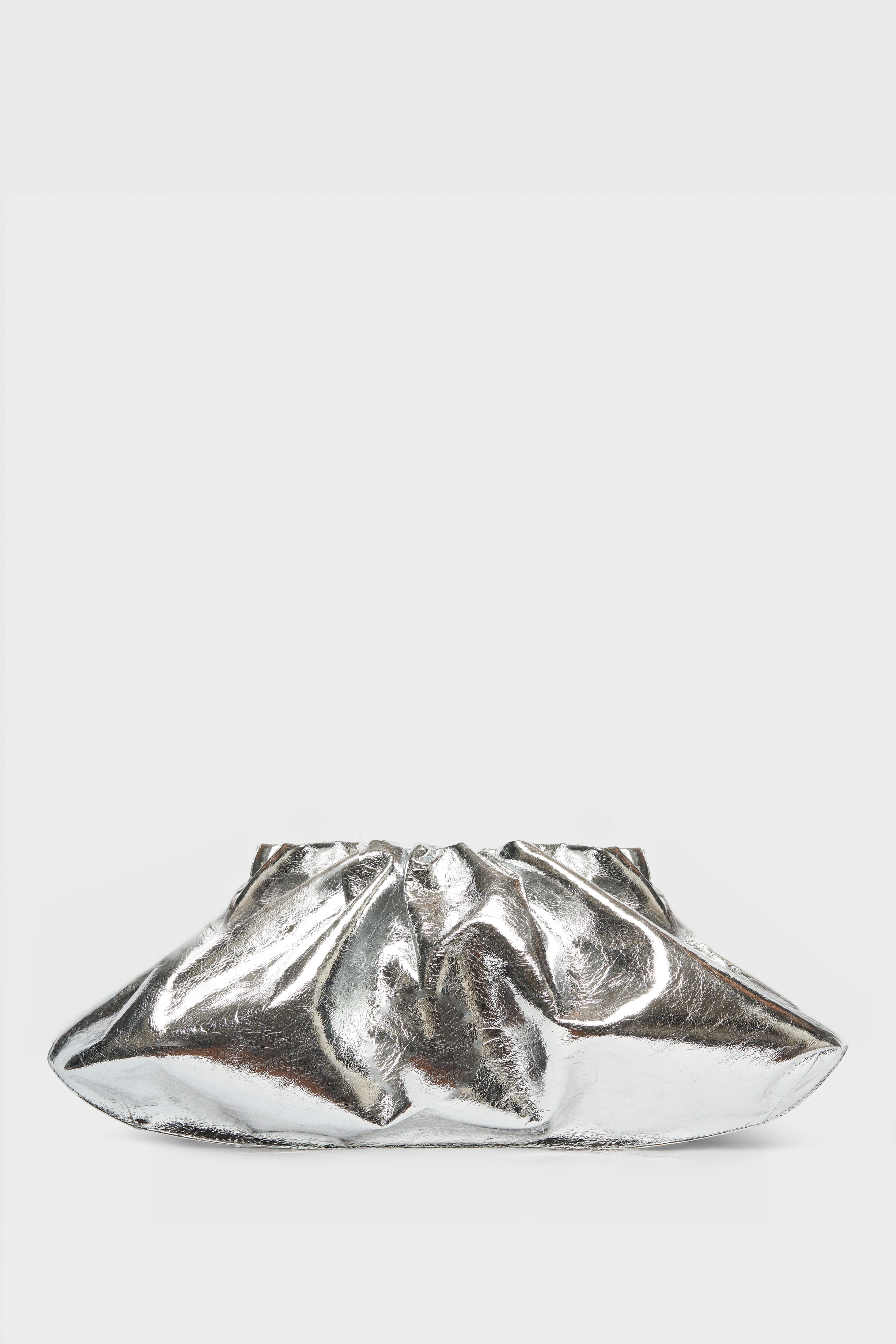 Cloud Bag in Metallic Silver