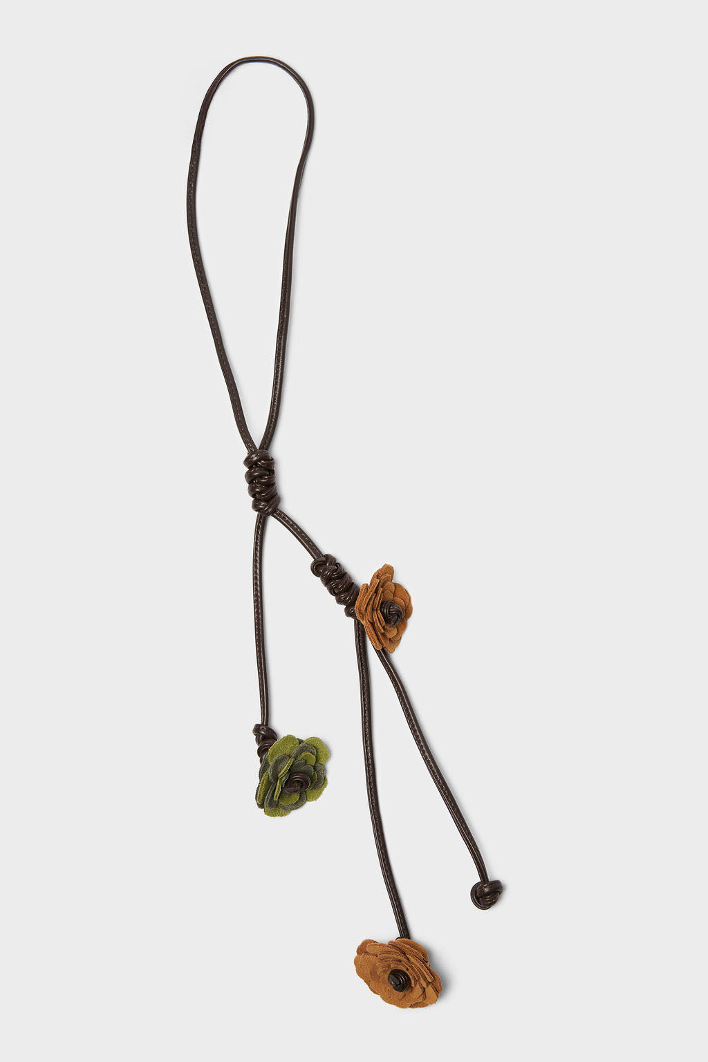 Floral Vine in Suede Matcha and Tan
