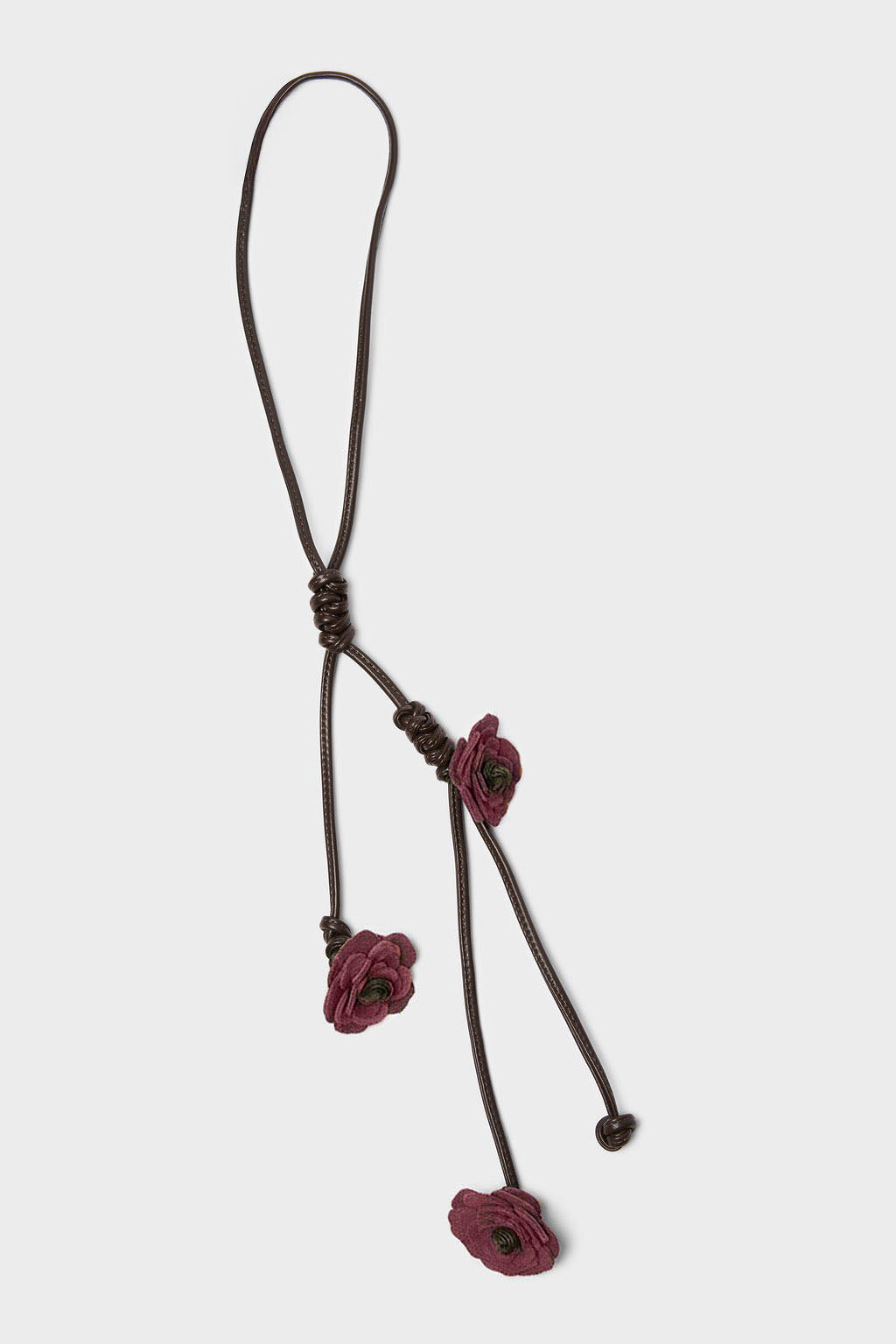 Floral Vine in Suede Plum