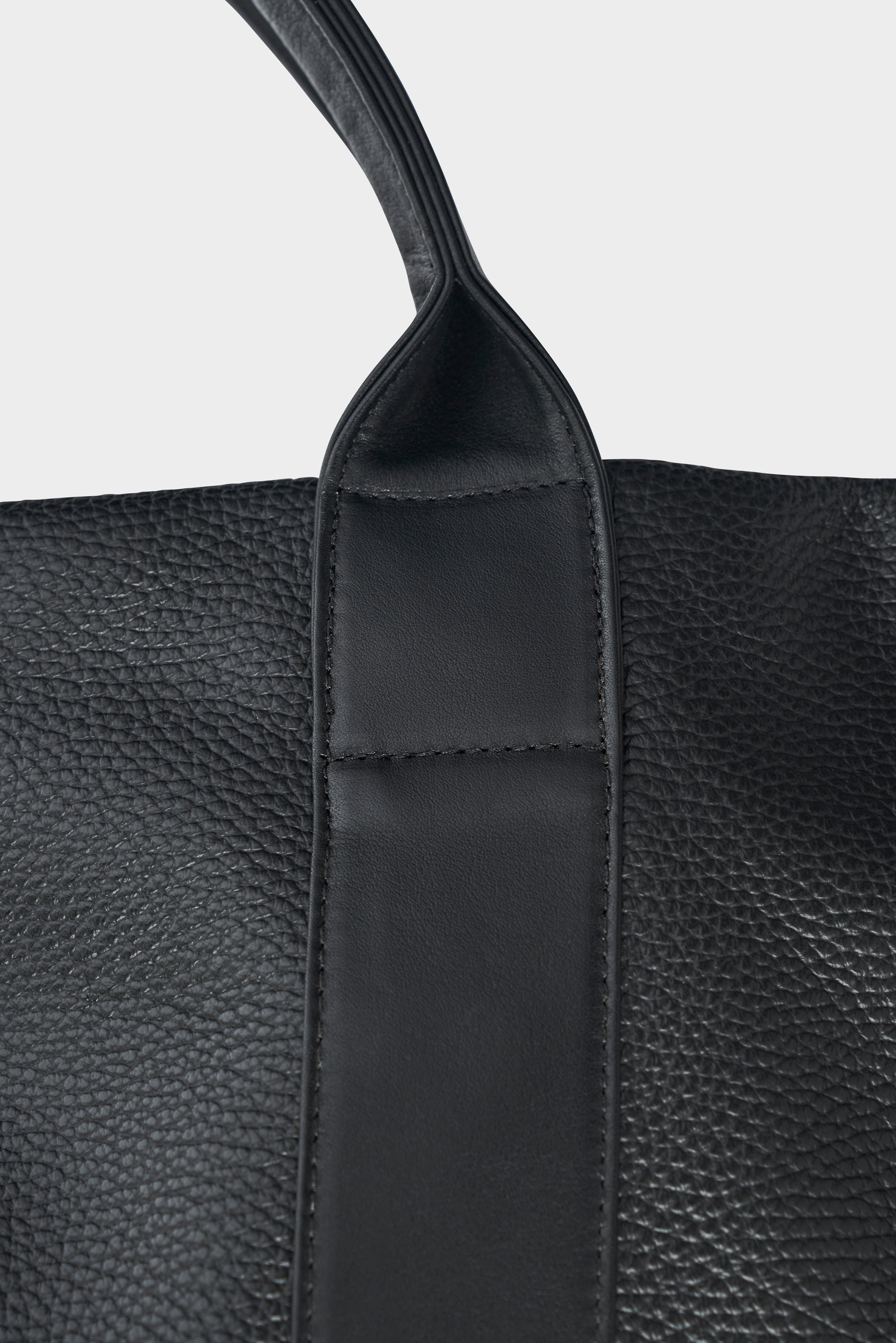 Jumbo Grocer Deluxe Tote Bag in Black