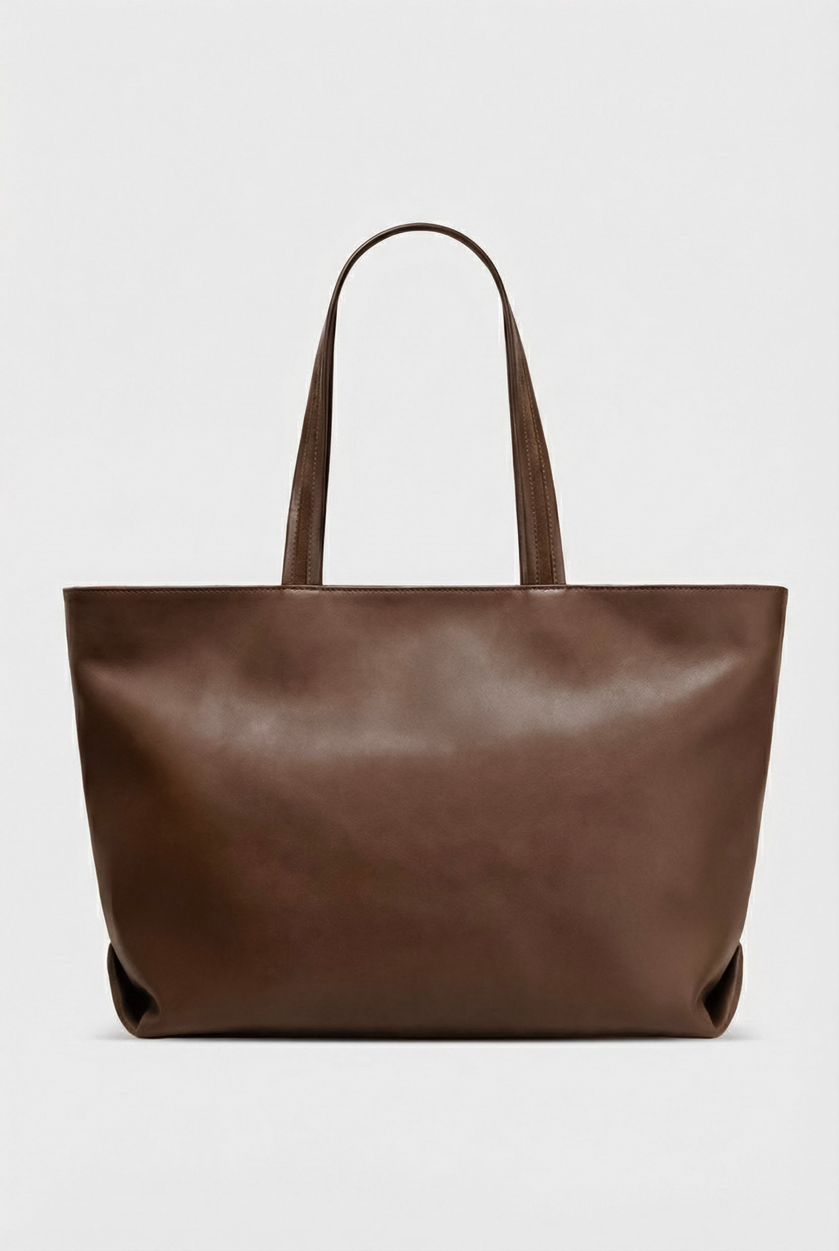Simple Fold Tote in Smooth Chestnut