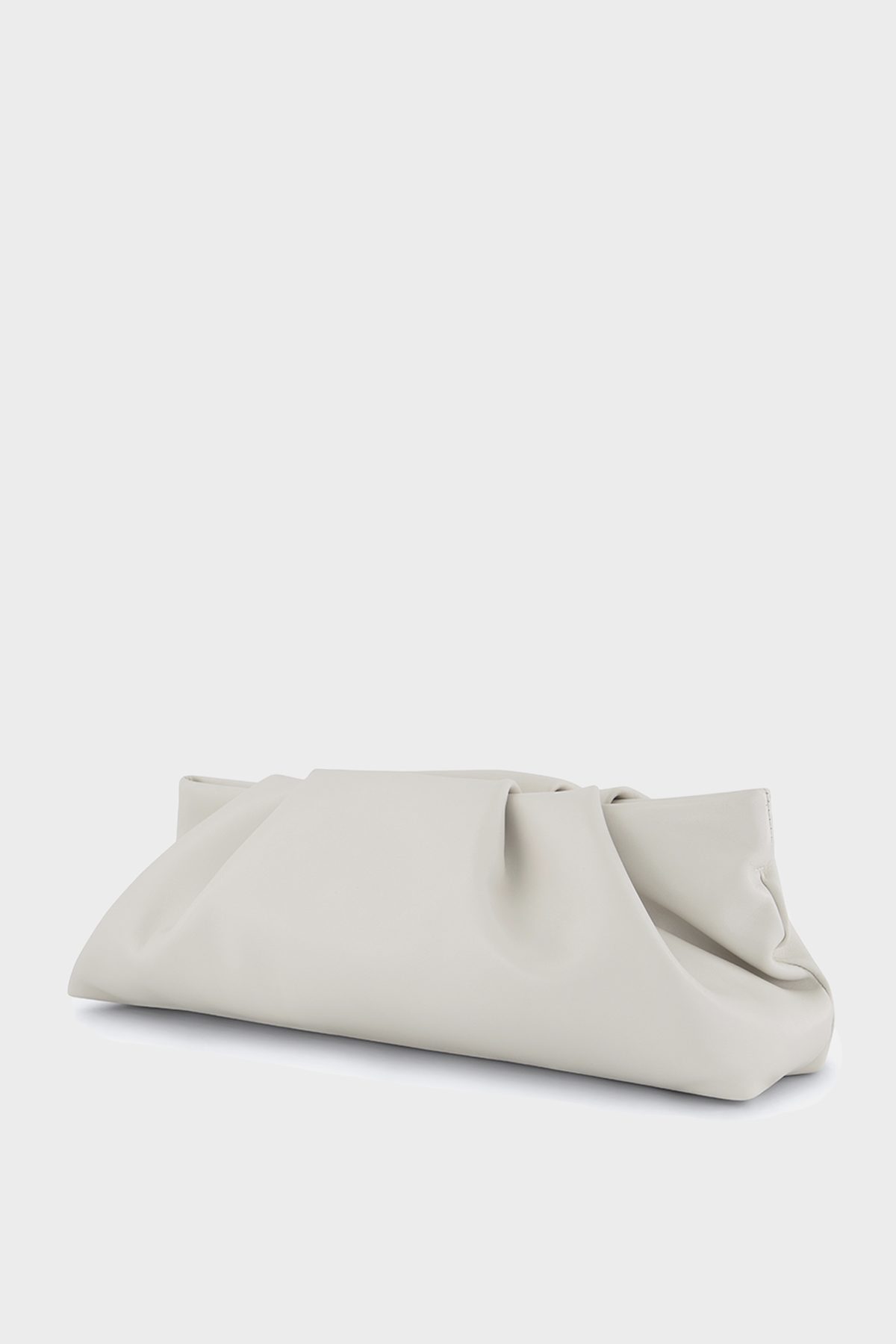 Slim Fold Clutch Smooth Off White