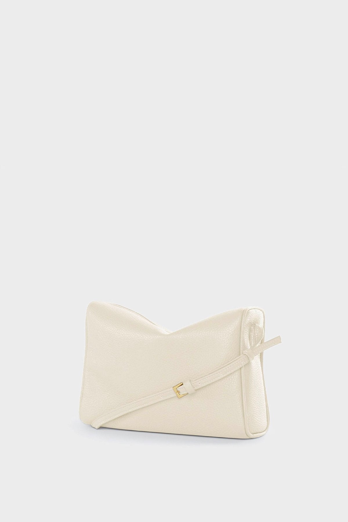 Barrel Shoulder Bag Grain White Wash
