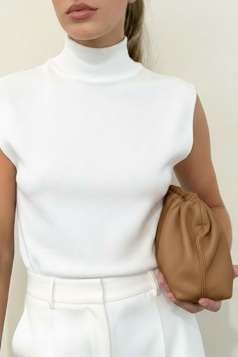 Midi Puffa in Grain Latte