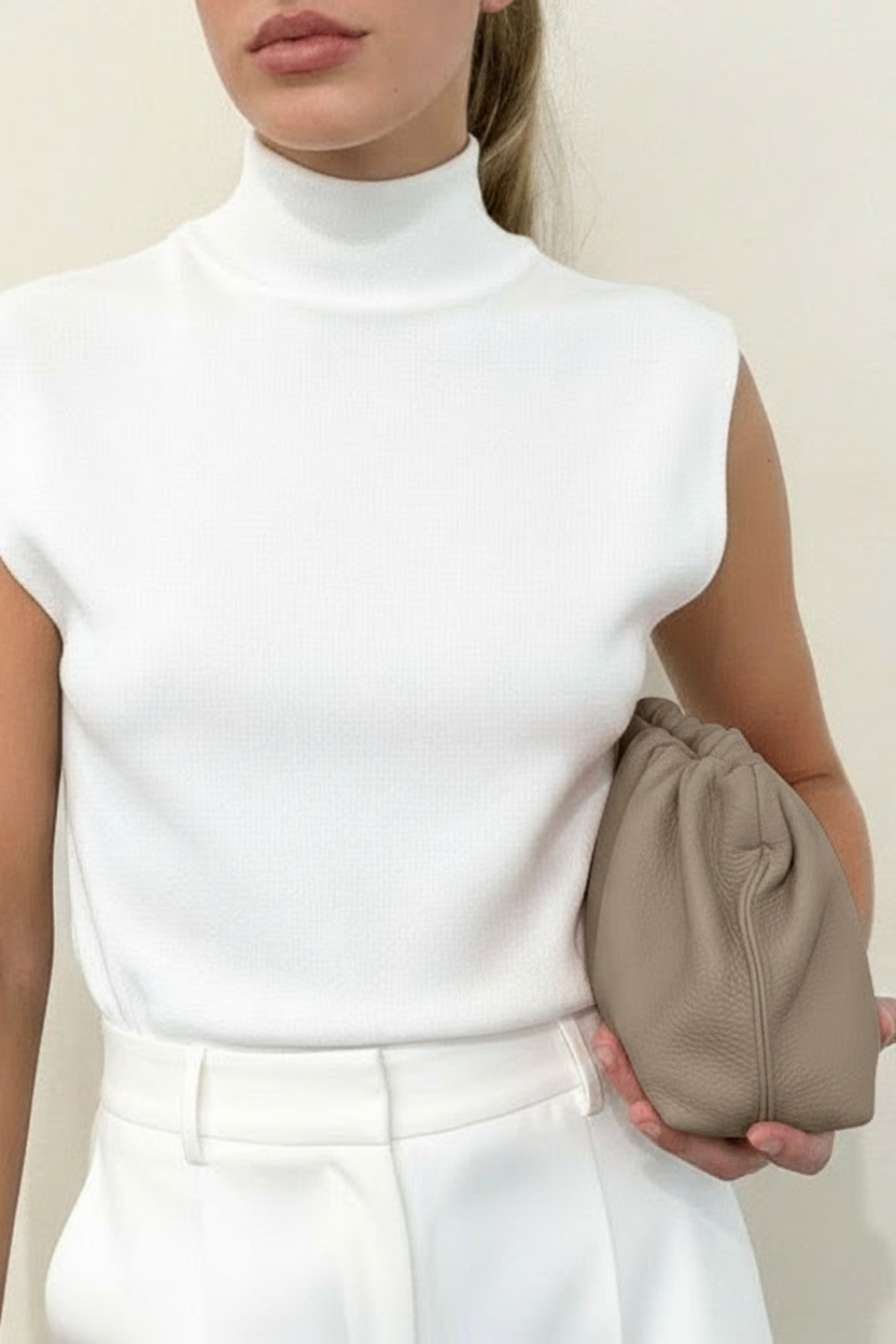 Midi Puffa in Grain Soft Grey