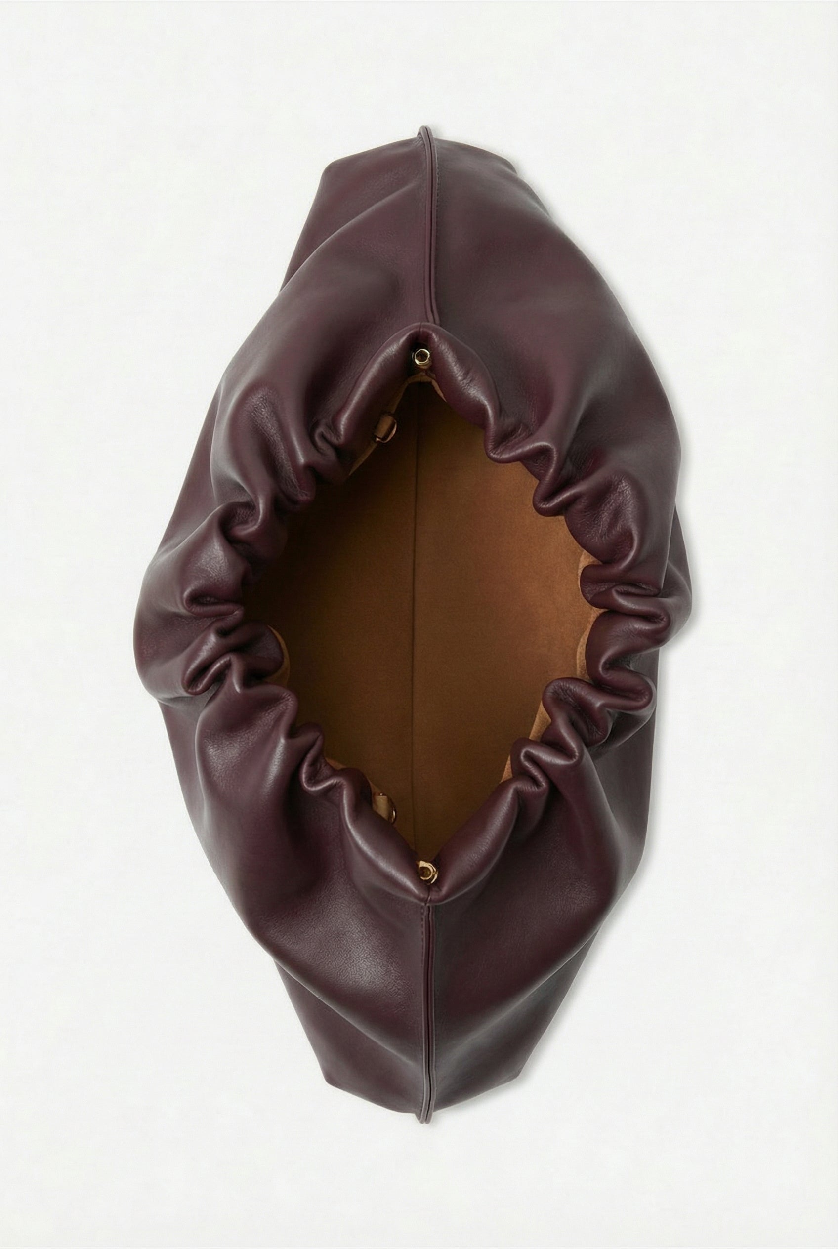 Midi Cloud Bag in Smooth Burgundy