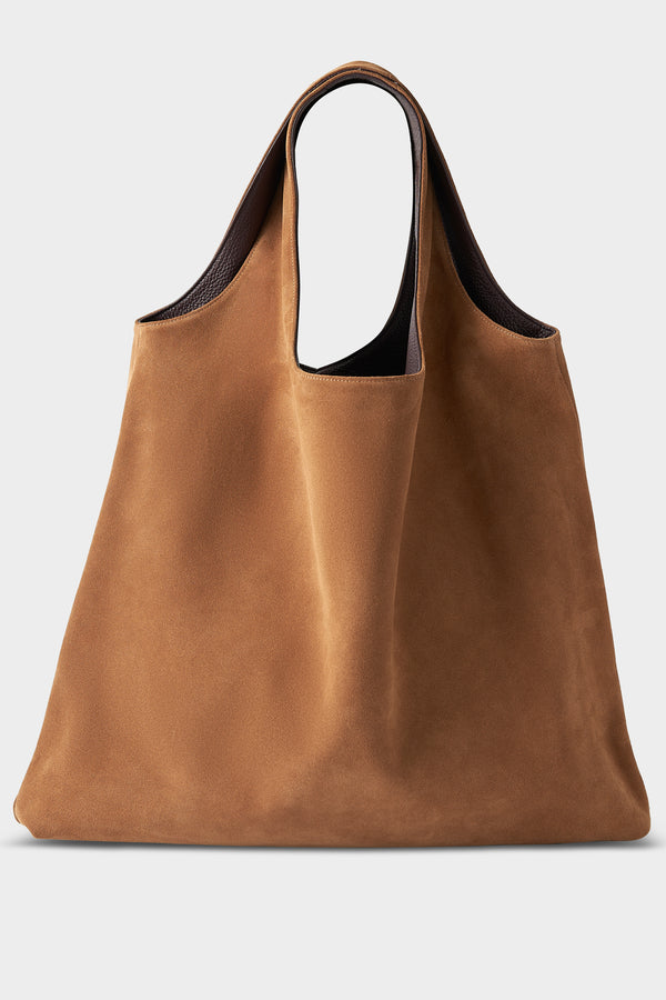 Reversible Tote in Grain Burgundy