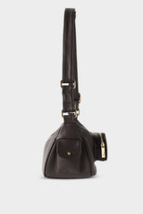 Pocket Rocket Hobo in Grain Dark Brown