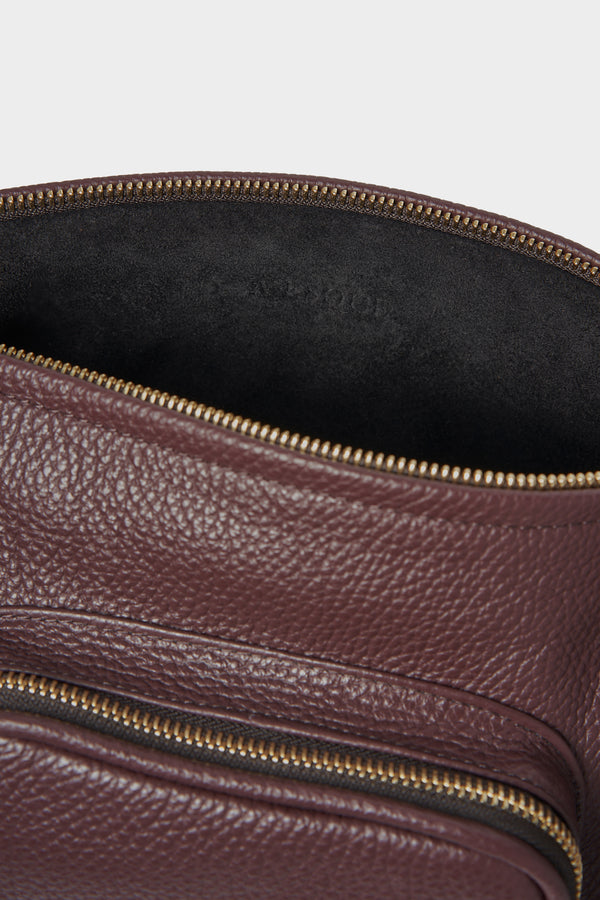 Pocket Rocket Hobo in Grain Burgundy