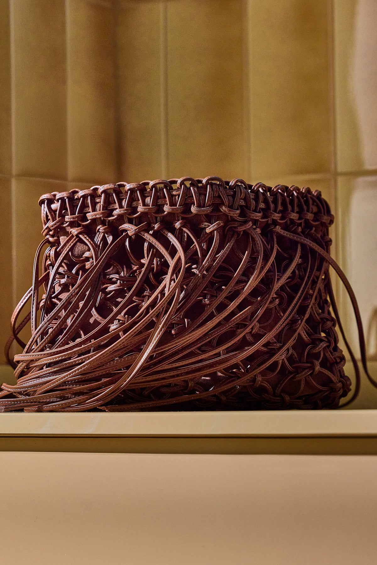 № 21 Braided Clutch, Fringed