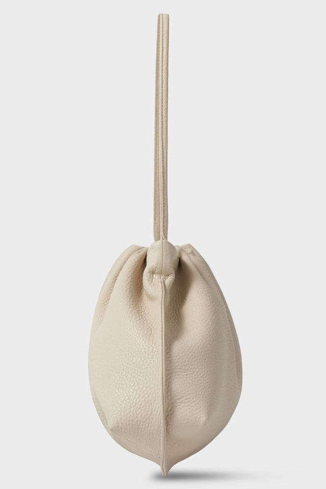 Cloud Clutch Bag in Grain White Wash