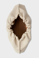 Cloud Clutch Bag in Grain White Wash