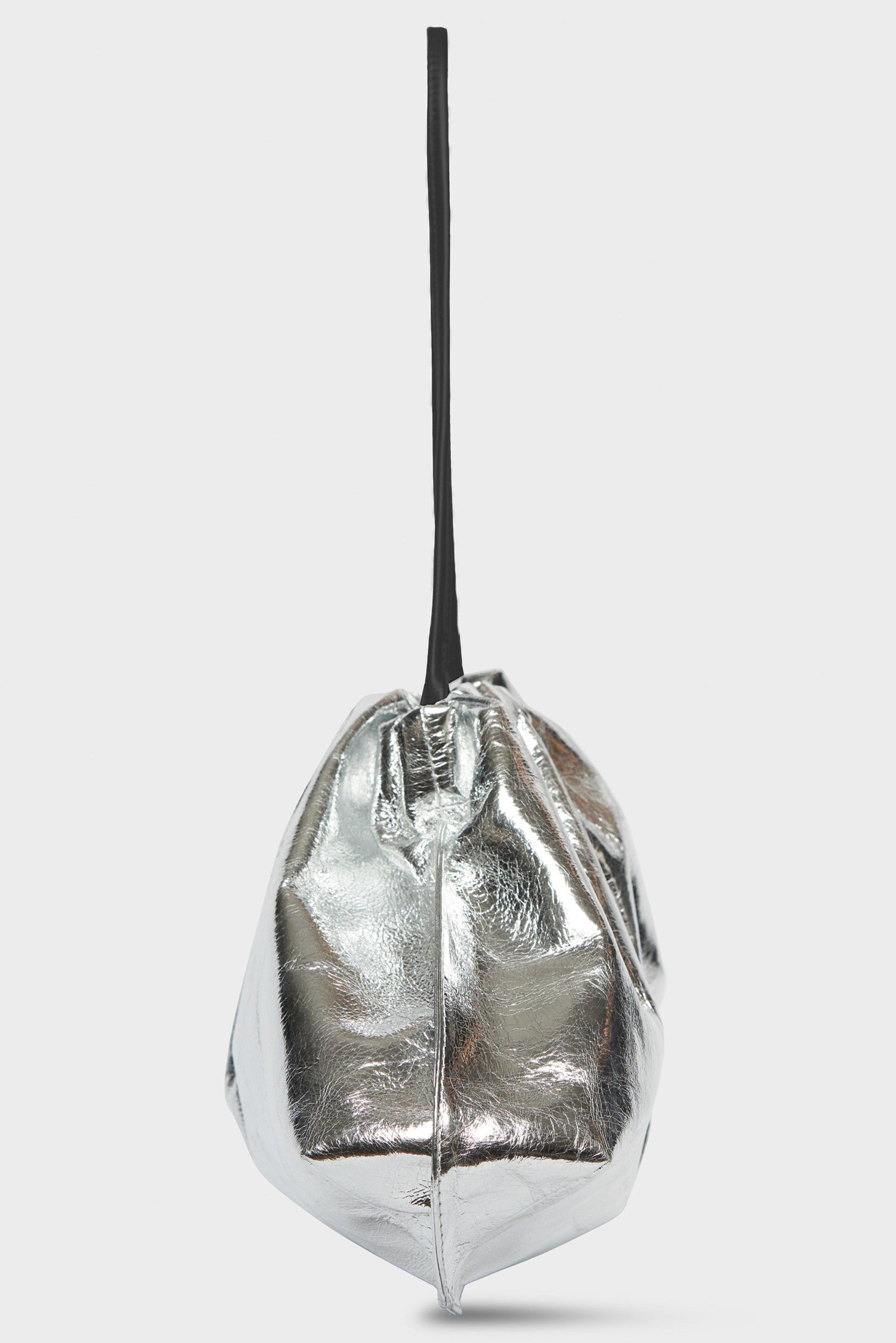 Cloud Bag in Metallic Silver