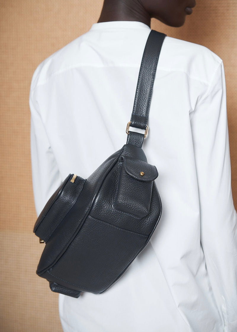 Pocket Rocket Hobo in Grain Navy
