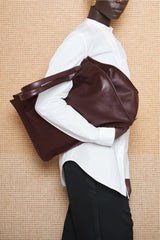 Junior Suite Tote Bag in Grain Burgundy