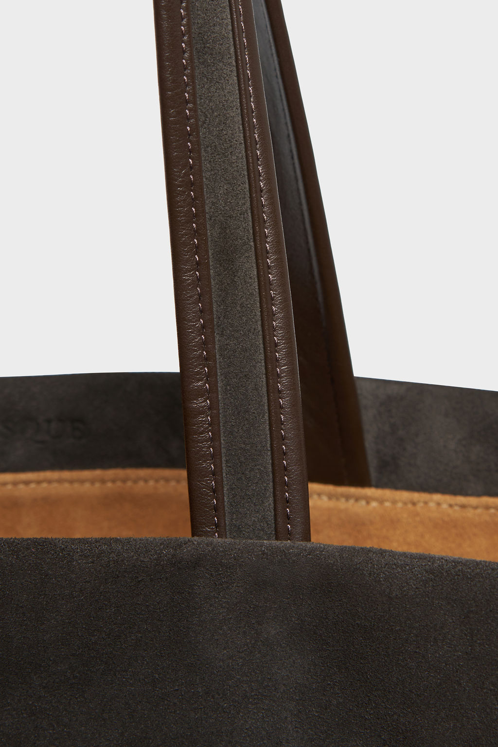 Deluxe Suede Tote in Brown