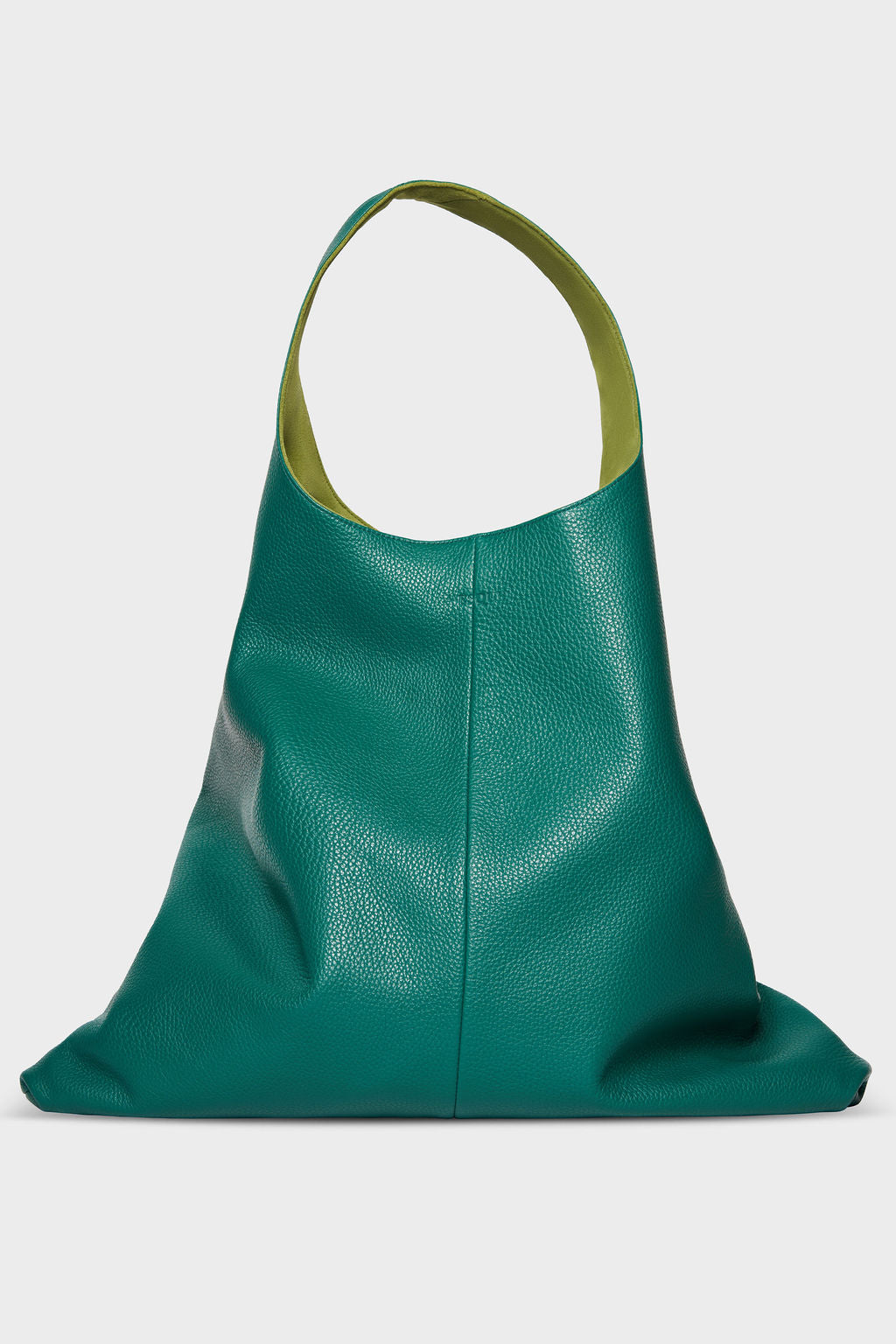 Large Reversible Lightning Sack in Suede Matcha
