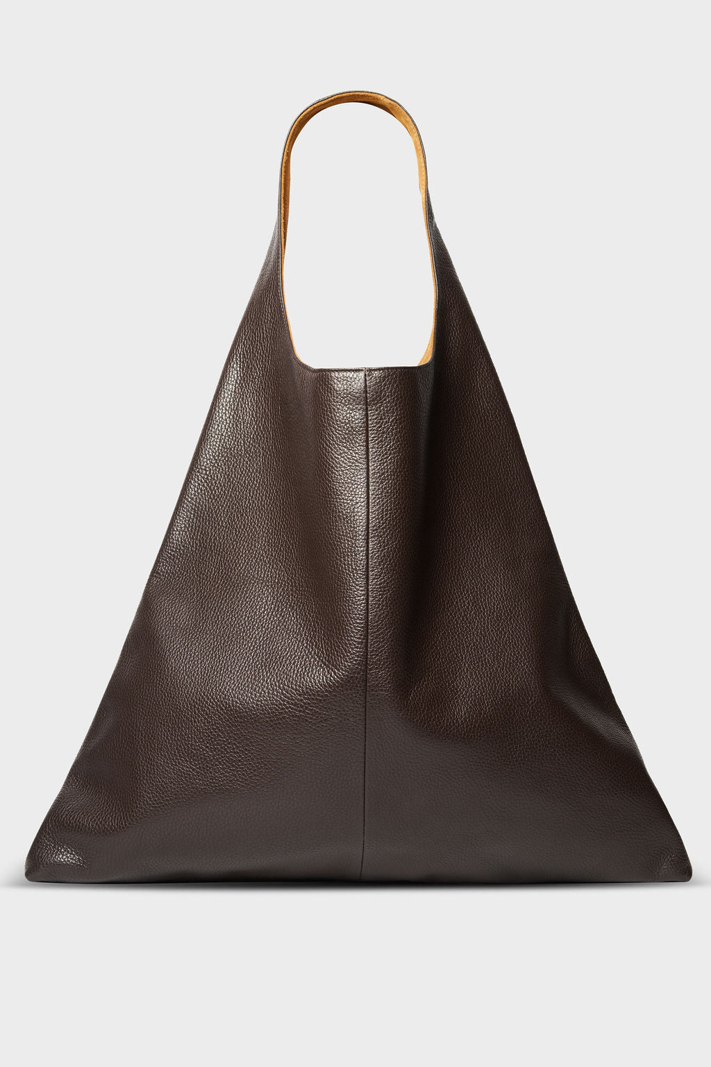 Large Reversible Lightning Sack in Grain Dark Brown