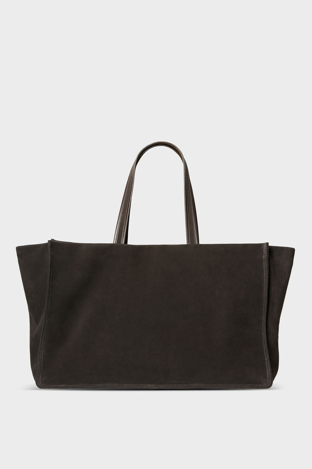 Deluxe Suede Tote in Brown