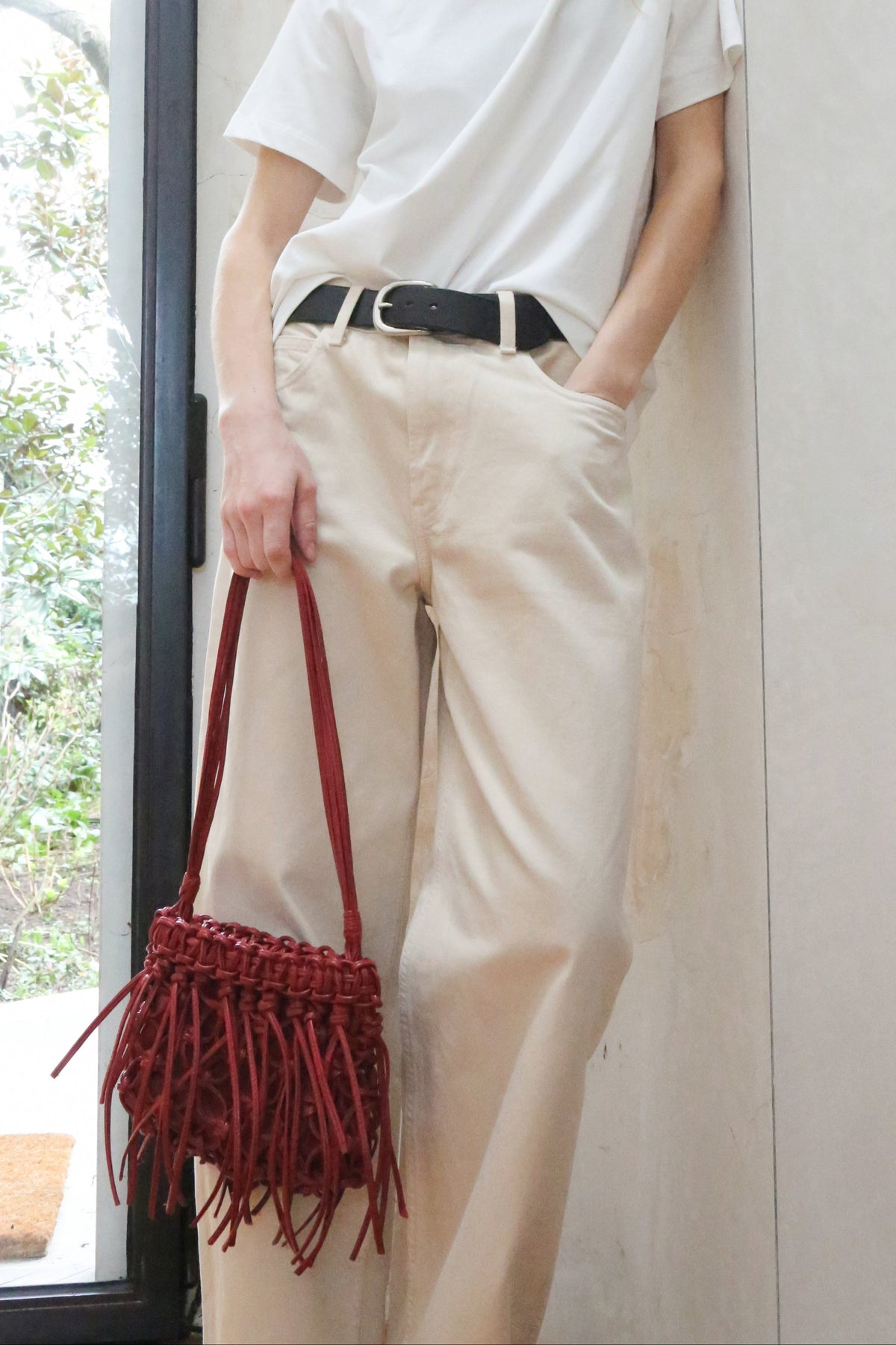 № 12 Braided Bag, Fringed