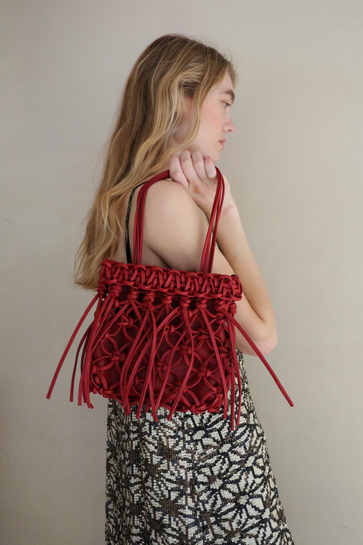 № 19 Braided Bag, Fringed