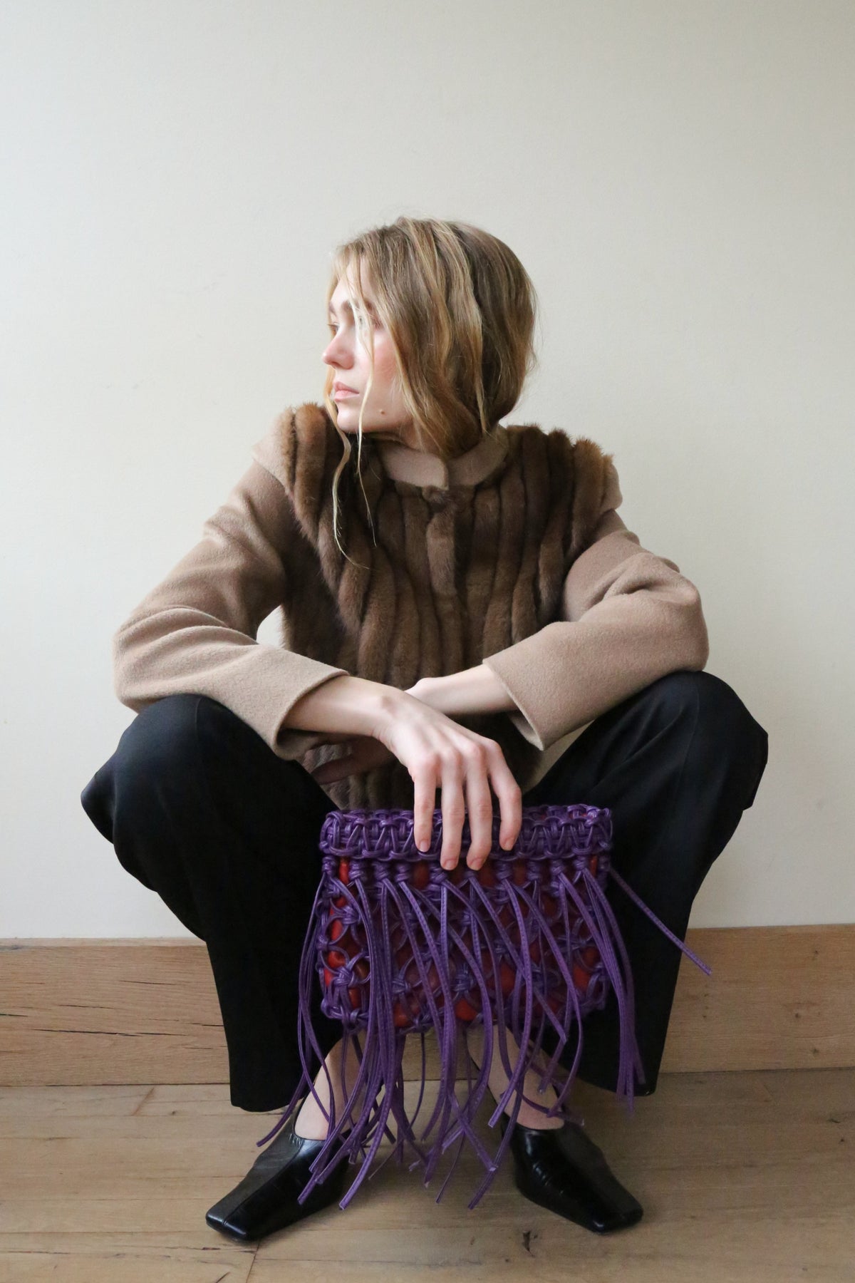 № 10 Braided Bag, Fringed