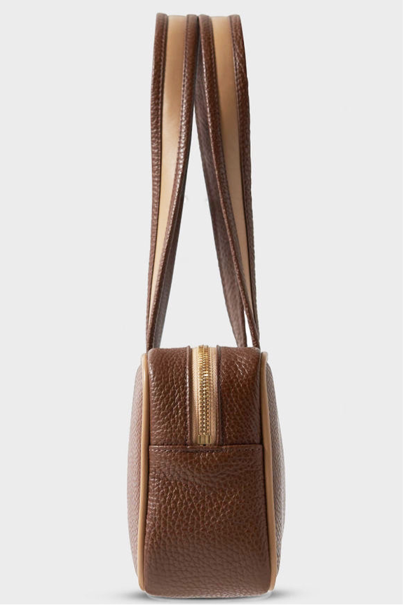 Barry Shoulder Bag in Grain Brown