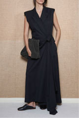 Large Fold Clutch in Suede Dark Brown