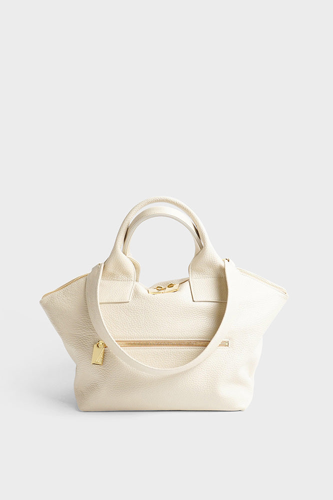 Carry All Handler Midi White Wash