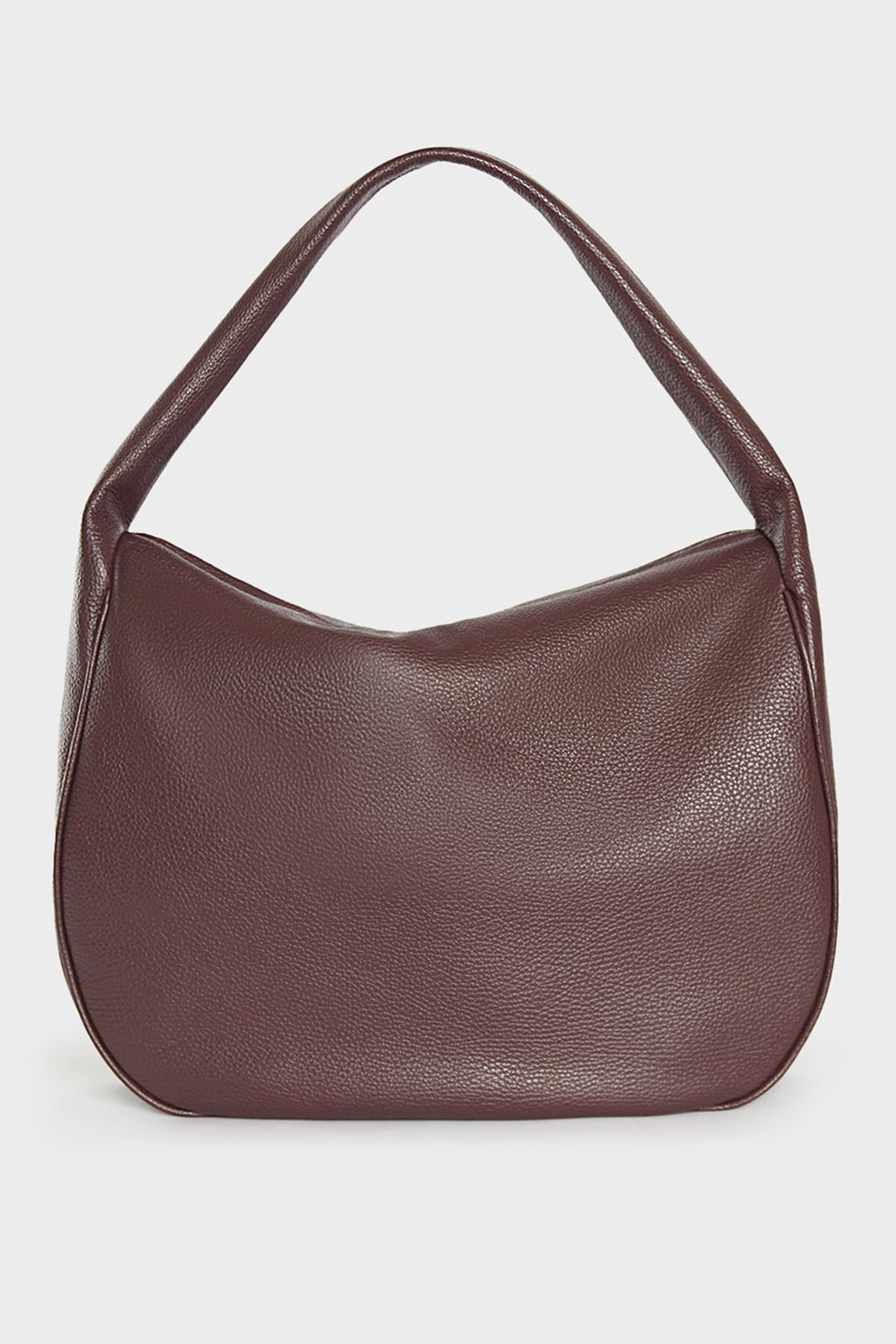 Slimline Halo Shoulder Bag in Grain Burgundy