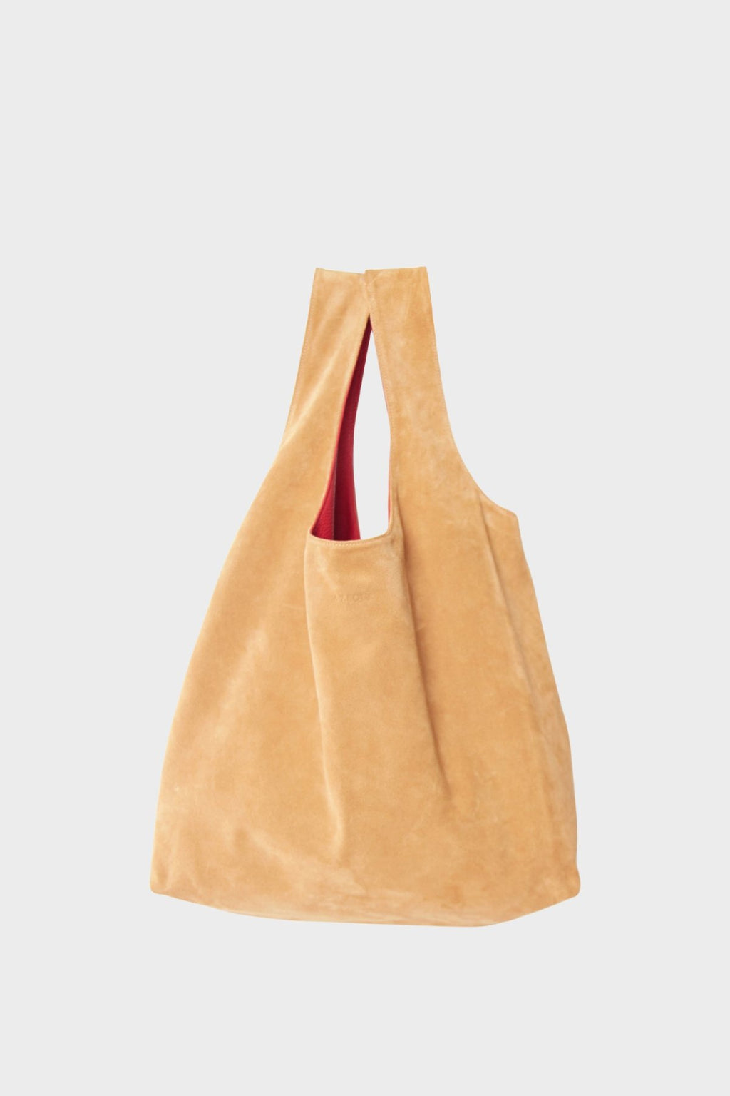 Reversible Sack Tote Bag in Grain Red