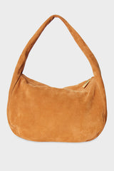 Halo Day Shoulder Bag in Suede Tan