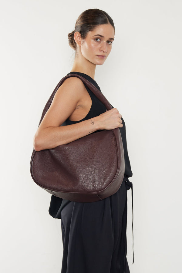 Halo Day Shoulder Bag in Burgundy