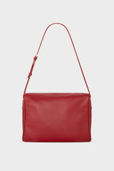 Barrel Shoulder Bag Grain Red