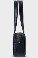 Barry Shoulder Bag in Grain Navy