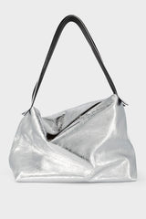 Big Day Shoulder Bag in Metallic Silver