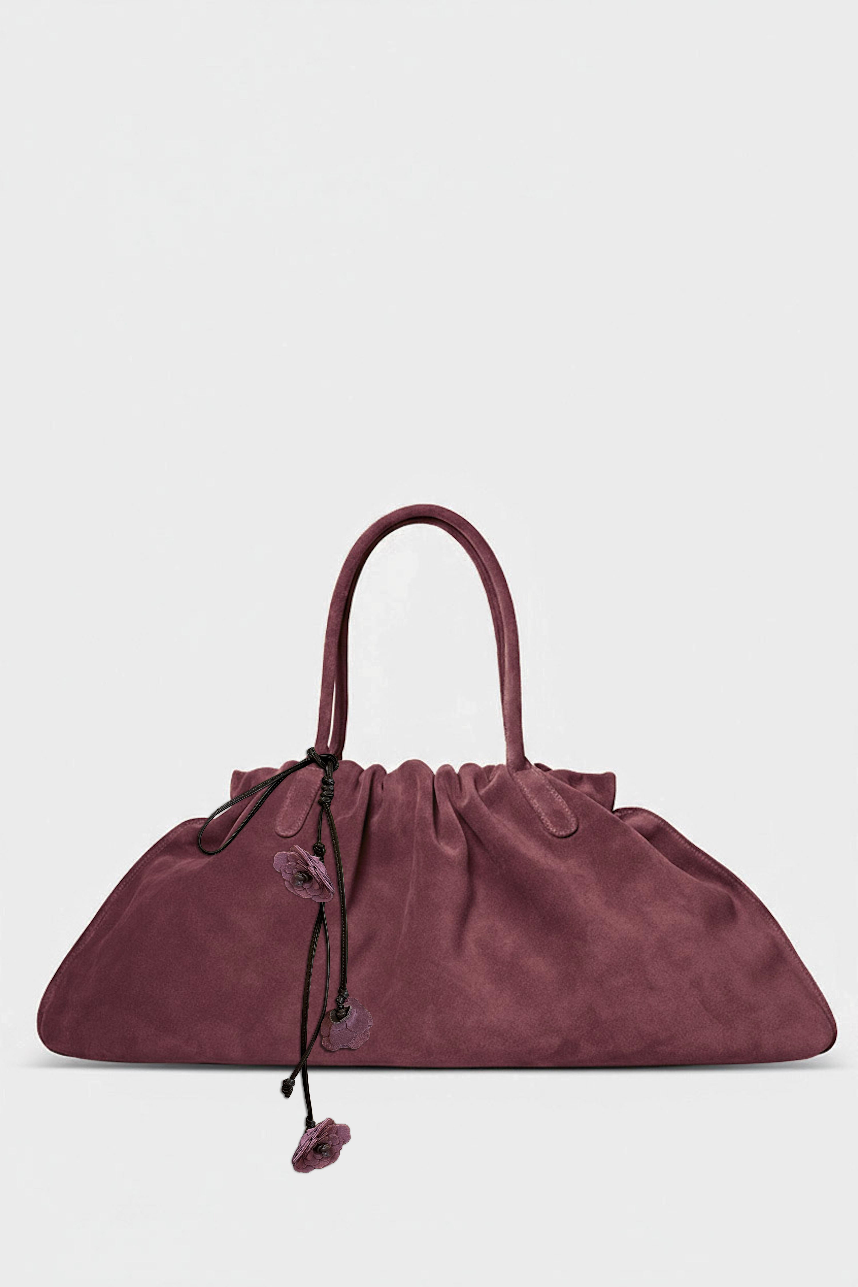 Floral Vine in Suede Plum