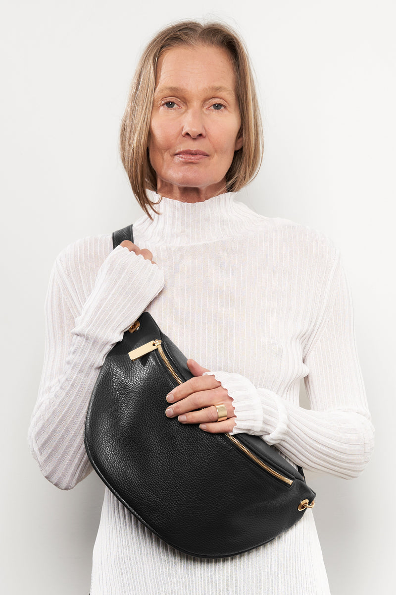 Creators Crescent Bum Bag in Black