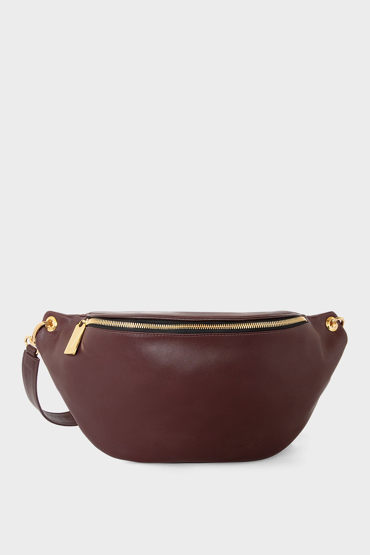 Creators Crescent Bum Bag in Smooth Burgundy