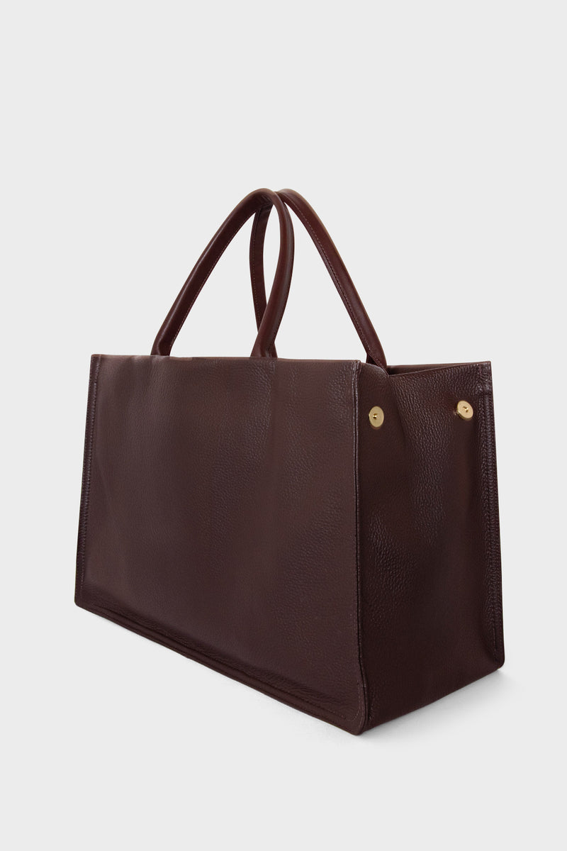 Junior Suite Tote Bag in Grain Burgundy