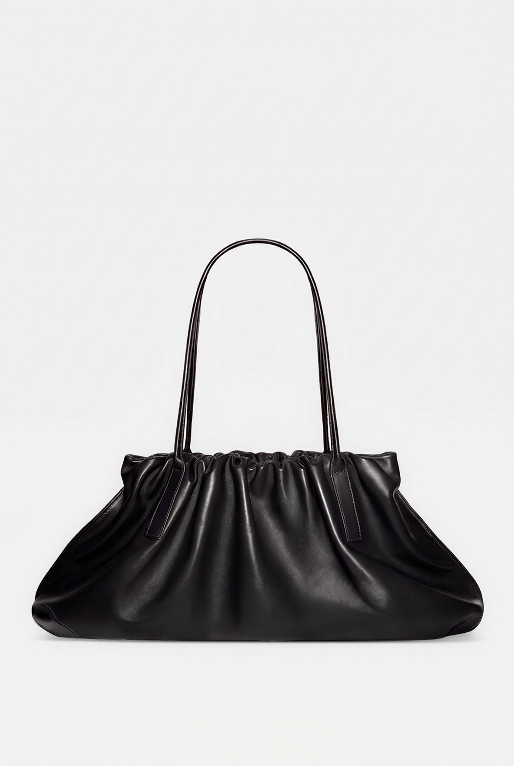 Cloud Shoulder Bag II in Smooth Black