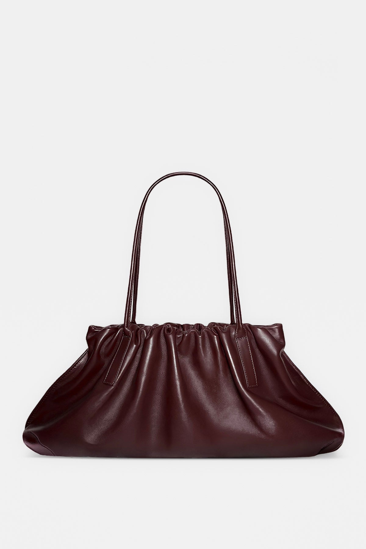 Cloud Shoulder Bag II in Smooth Burgundy
