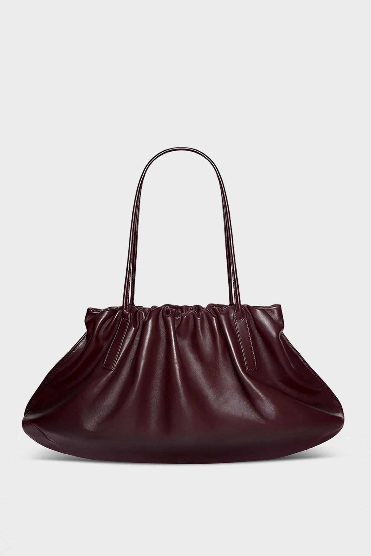 Cloud Shoulder Bag II in Smooth Burgundy