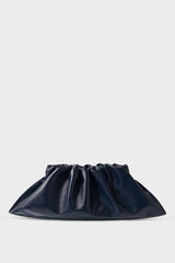 Cloud Clutch Bag in Smooth Navy