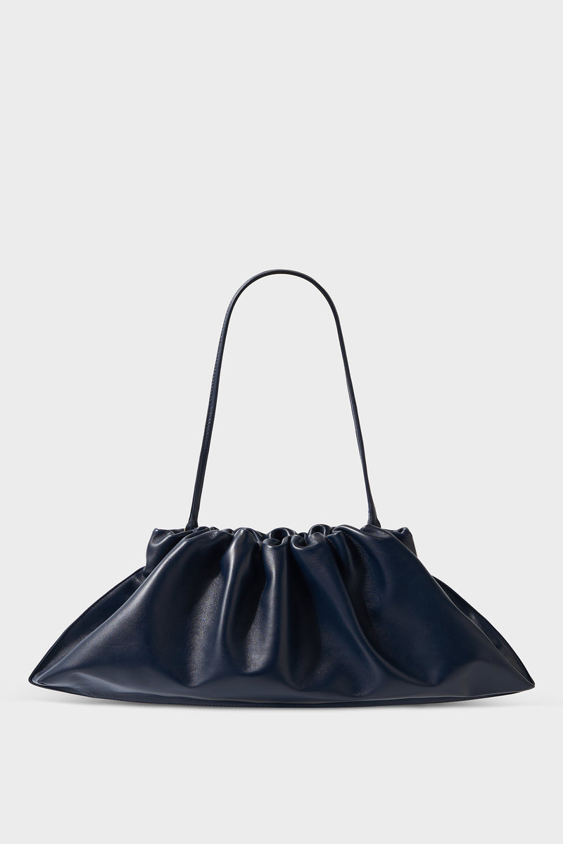 Cloud Clutch Bag in Smooth Navy